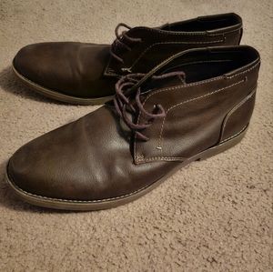DEXTER BROWN ANKLE BOOTS, SIZE 12